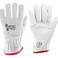 Guantes de Cabritilla FORCE Sin Forro Pack 1 Par Blanco Certificados - Miniatura 4