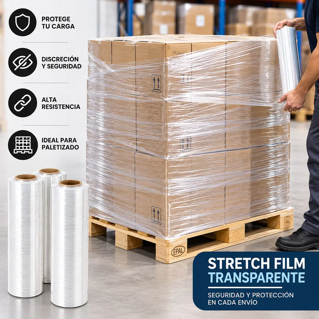 Stretch Film Transparente Umbrella Tech 3 Unidades  2