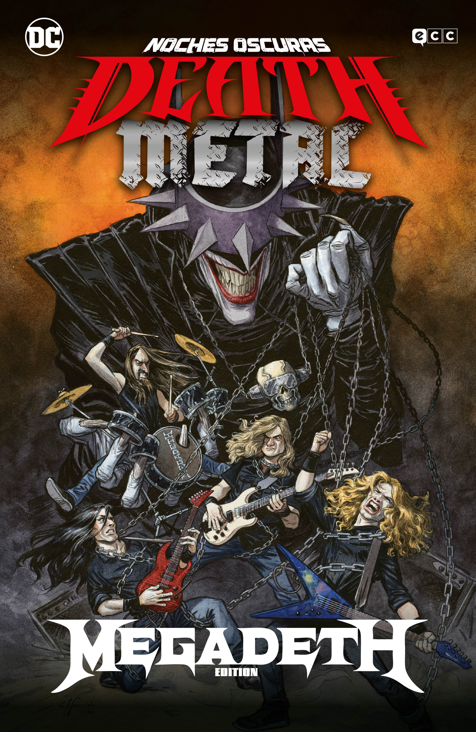 Noches Oscuras: Death Metal #1 (Megadeth Band Edition) y #2 (Ghost Band Edition) (Cartoné)