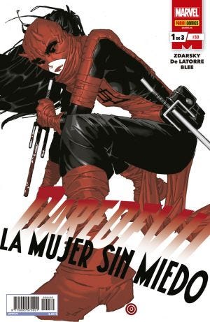 Pack Daredevil: La Mujer sin Miedo #1 al 3