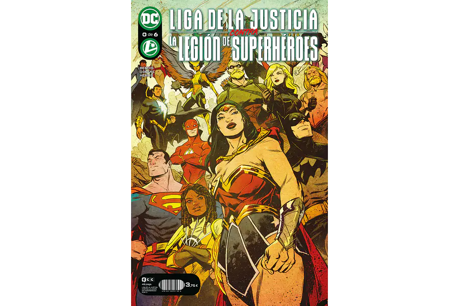 PACK LIGA DE LA JUSTICIA CONTRA LA LEGIÓN DE SUPERHÉROES #0 Y 1  (DE 6)