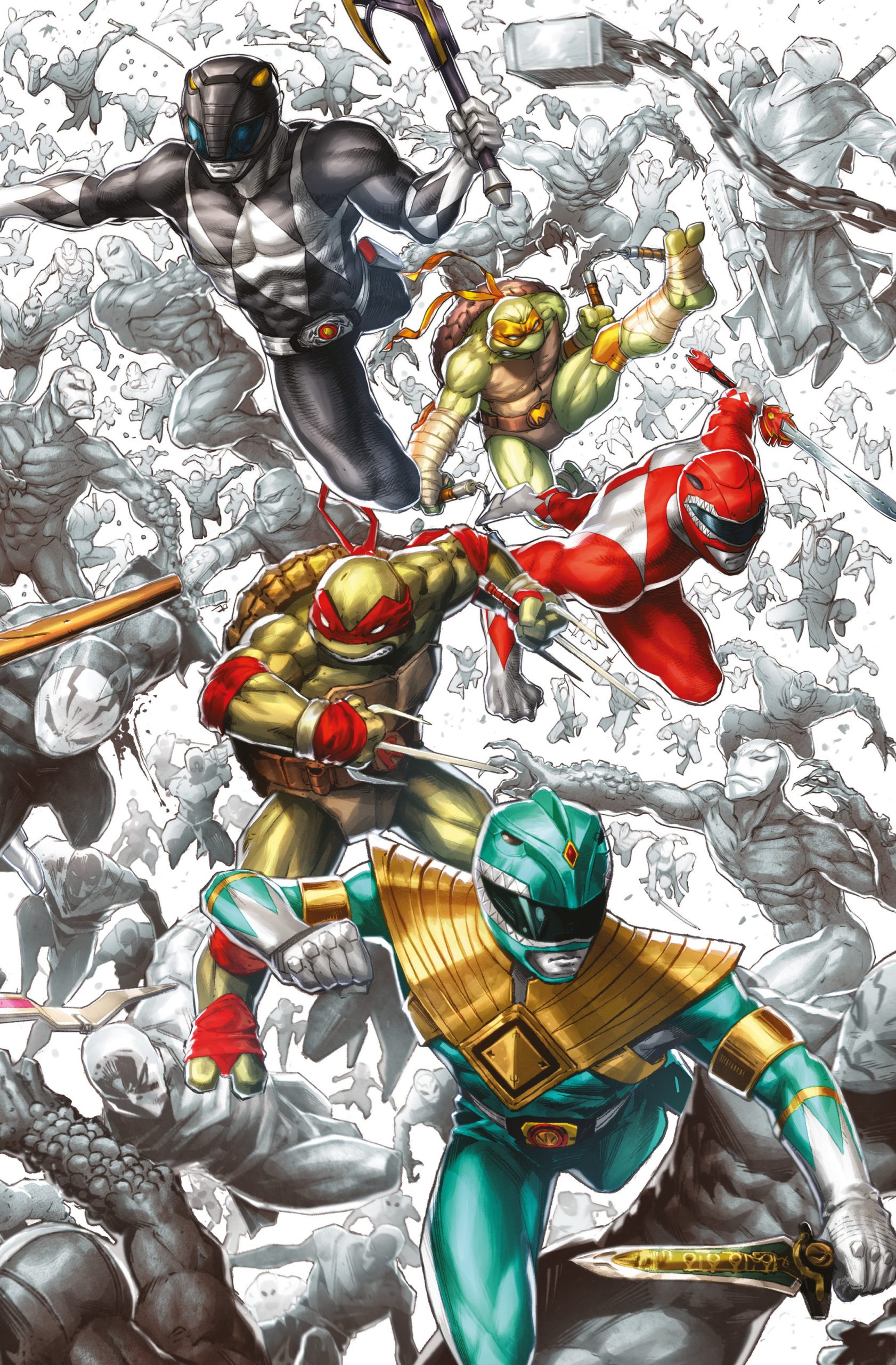 Mighty Morphin Power Rangers vs. Las Tortugas Ninja