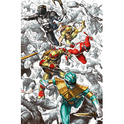 Mighty Morphin Power Rangers vs. Las Tortugas Ninja