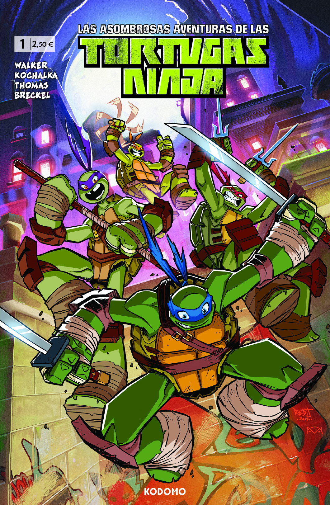 Las asombrosas aventuras de las Tortugas Ninja #01