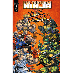 Pack Las Tortugas Ninja vs. Street Fighter #1 al 3 (de 5)