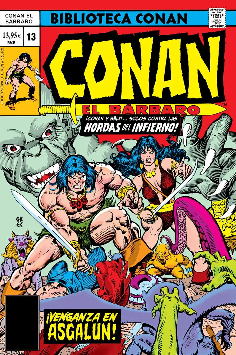 Biblioteca Conan. Conan el Bárbaro #13 (1976-77)