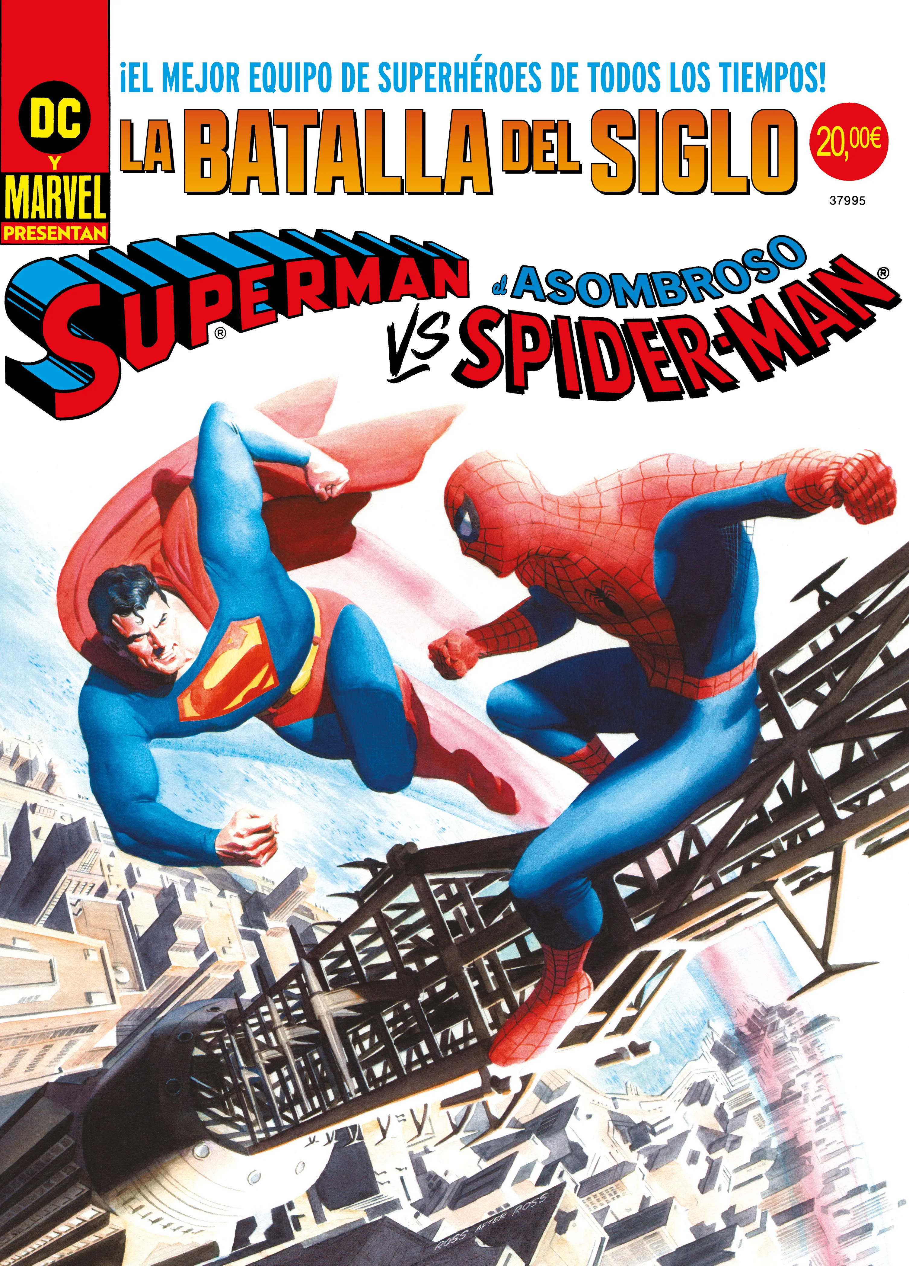 DC/Marvel Treasury Edition. Superman vs. El asombroso Spiderman (Portada Alternativa Alex Ross)