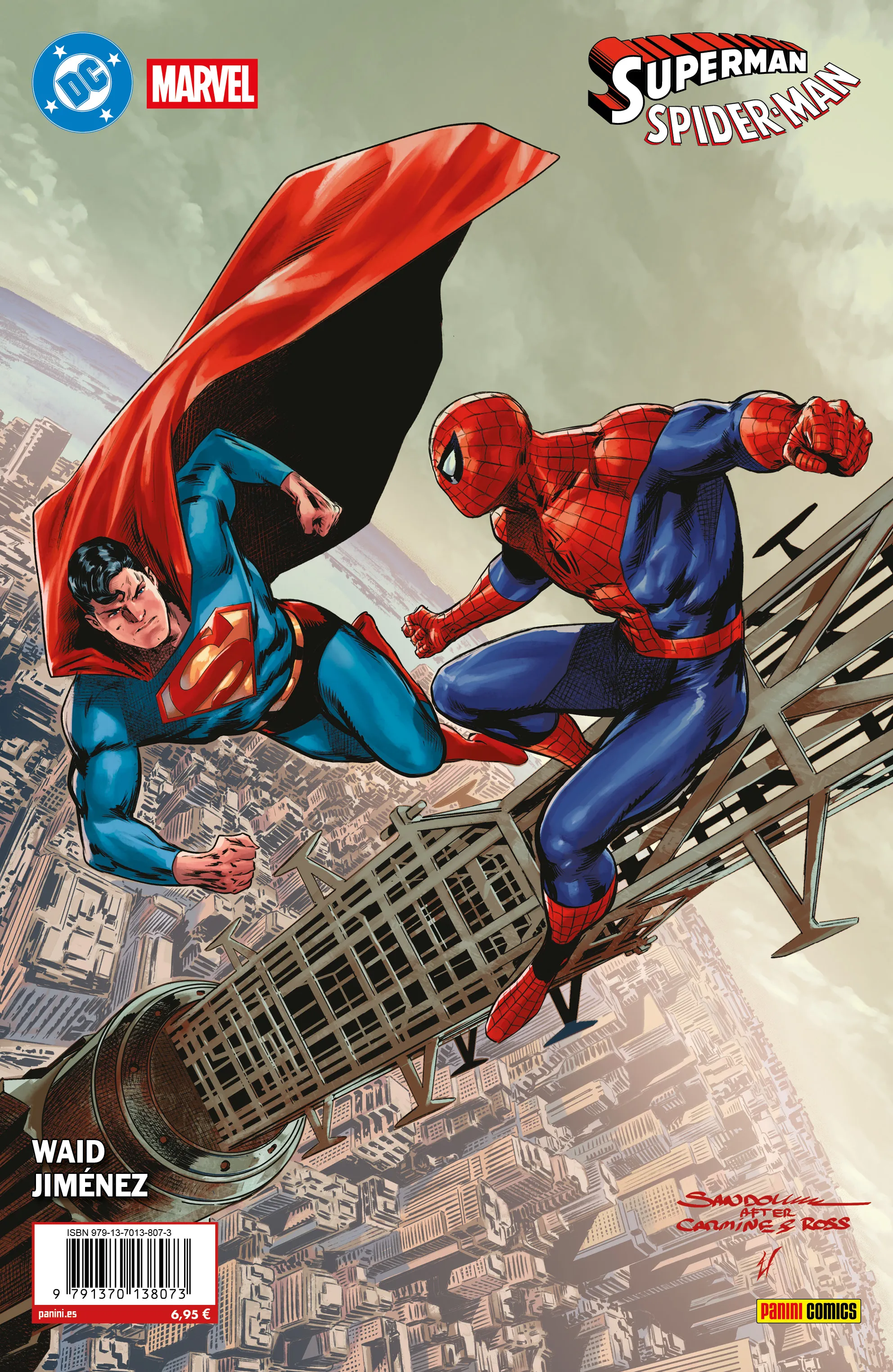 Superman / Spiderman #1 (Cubierta de Rafa Sandoval)