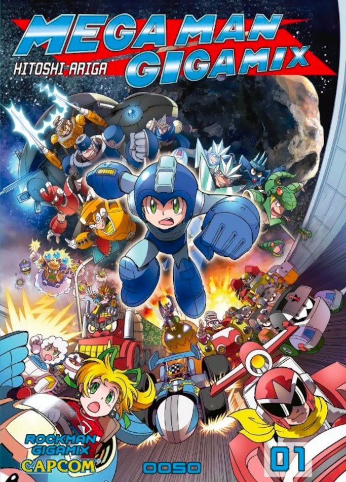 PACK MEGA MAN GIGAMIX #01 al 03