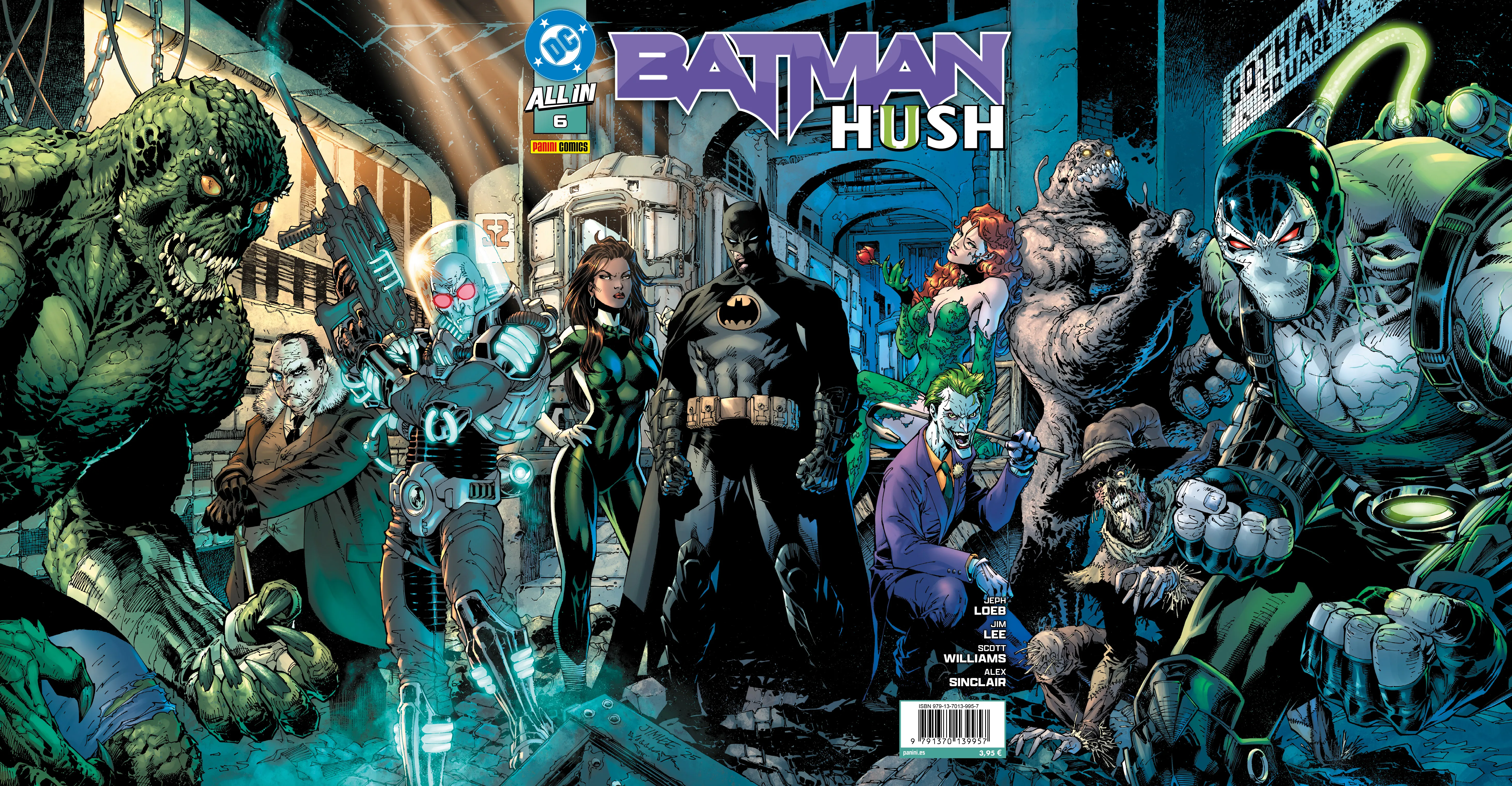 Batman: Hush II #06 (All In) Portada triple Jim Lee