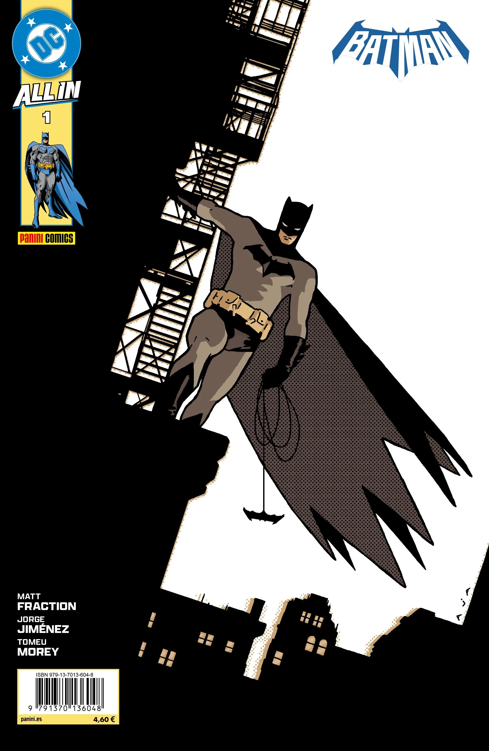 Batman #01 (All In) Portada de David Ajá.