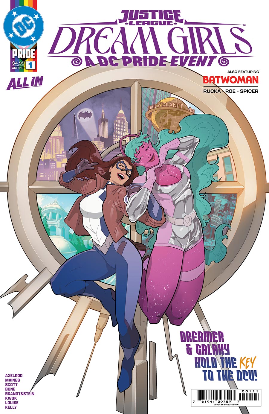 Pack Justice League Dream Girls A DC Pride Event #1 al 4 USA