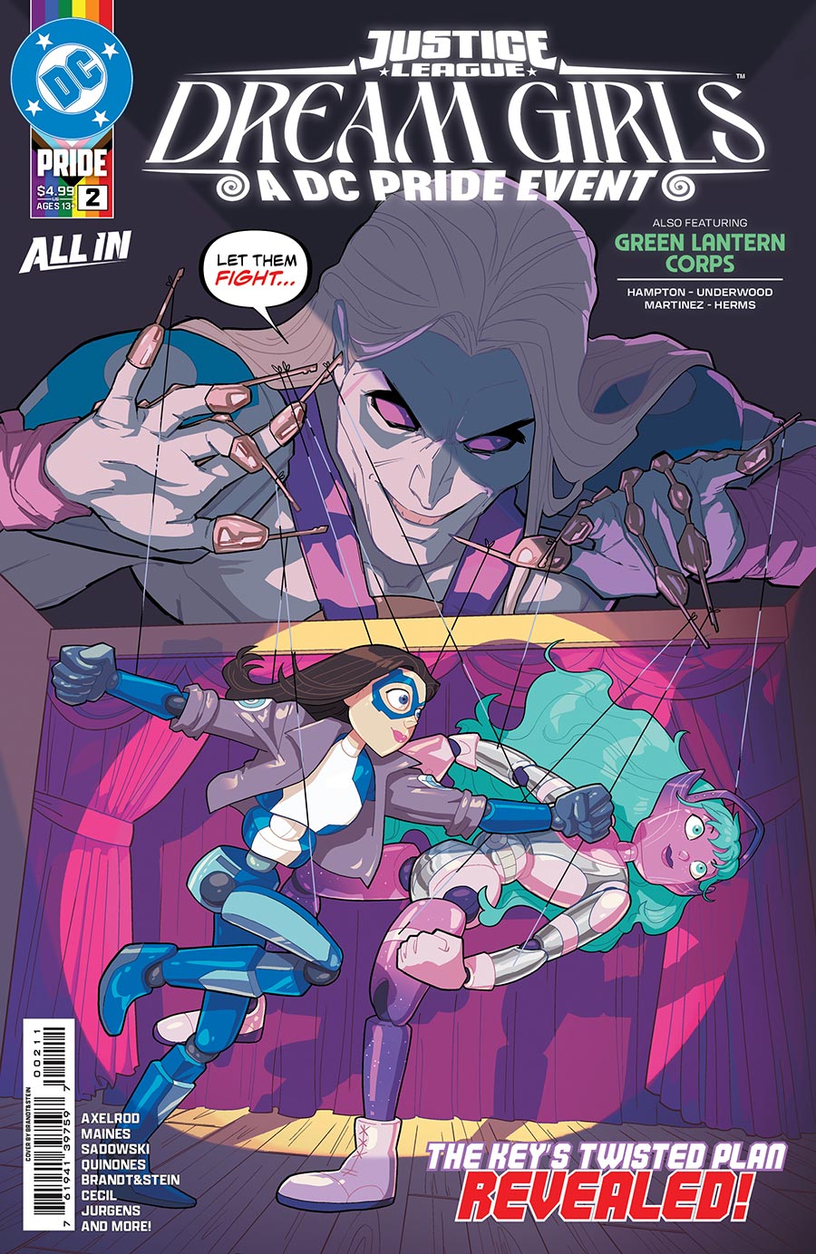 Pack Justice League Dream Girls A DC Pride Event #1 al 4 USA