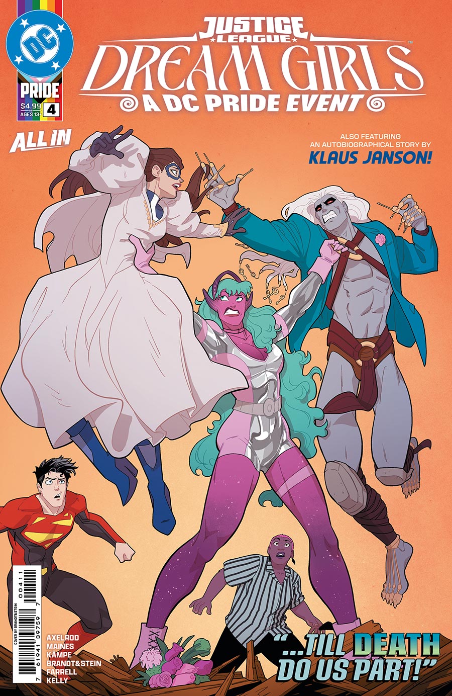 Pack Justice League Dream Girls A DC Pride Event #1 al 4 USA