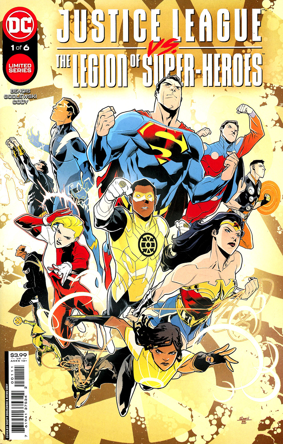 Pack Justice League vs The Legion Of Super-Heroes #01 al 06 USA