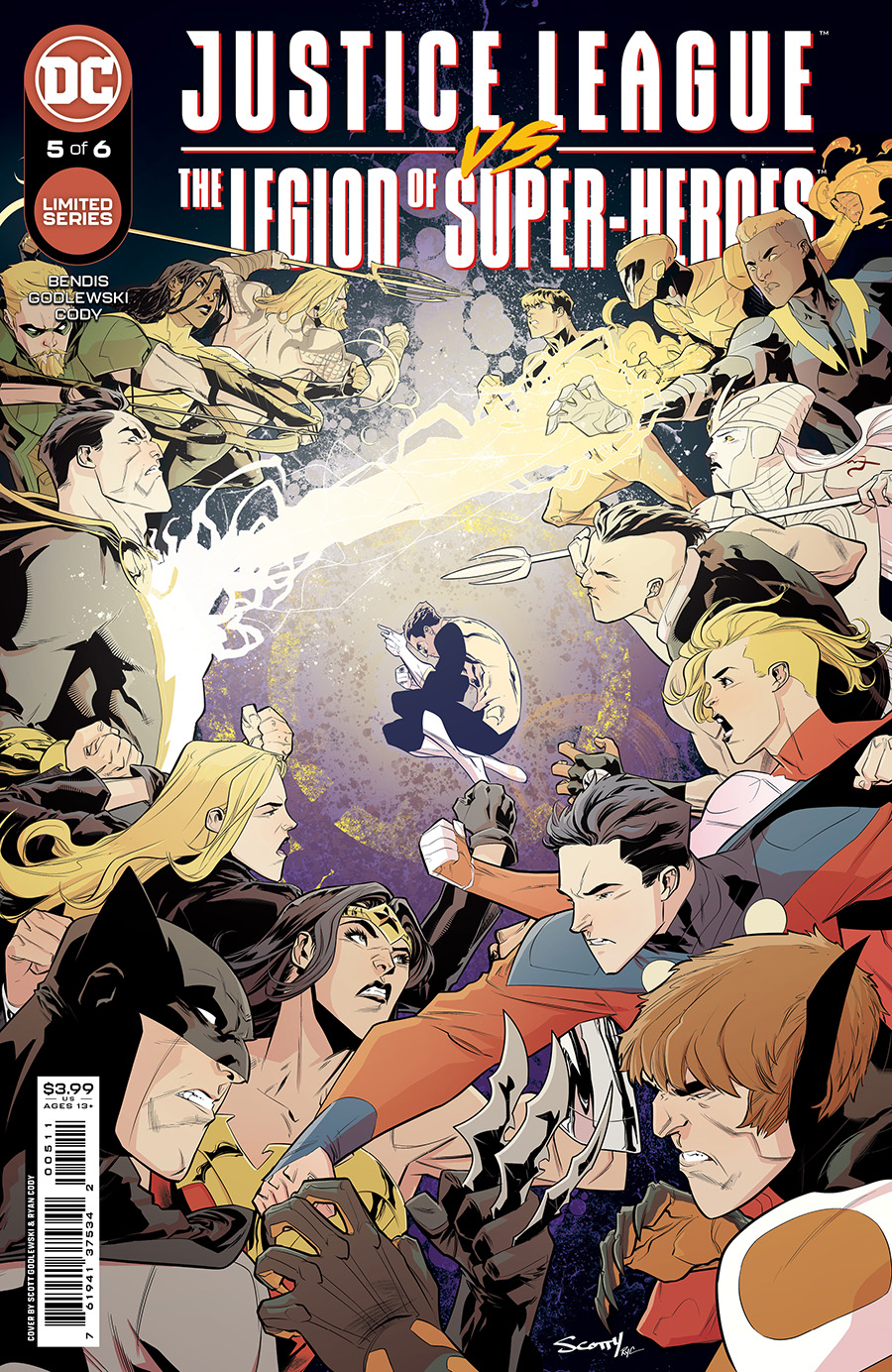 Pack Justice League vs The Legion Of Super-Heroes #01 al 06 USA