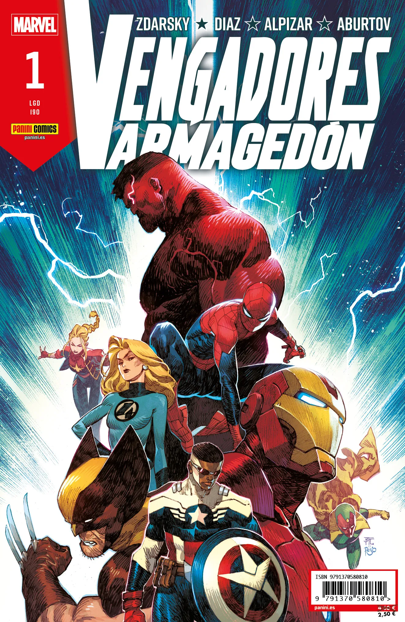 Vengadores: Armagedón #1 de 5 (Legado 190)
