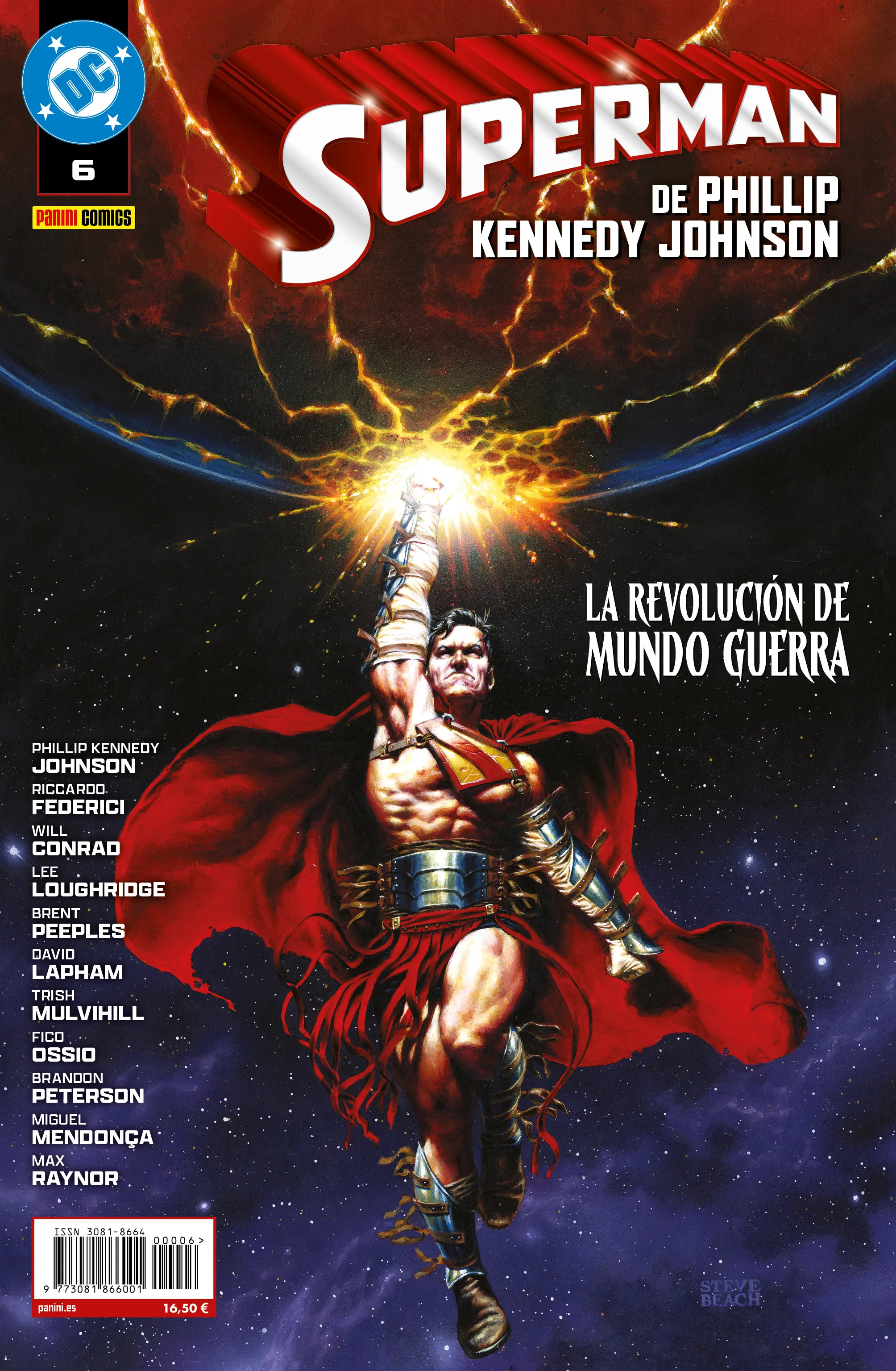 Superman de Phillip Kennedy Johnson #06: La revolución de mundo guerra 