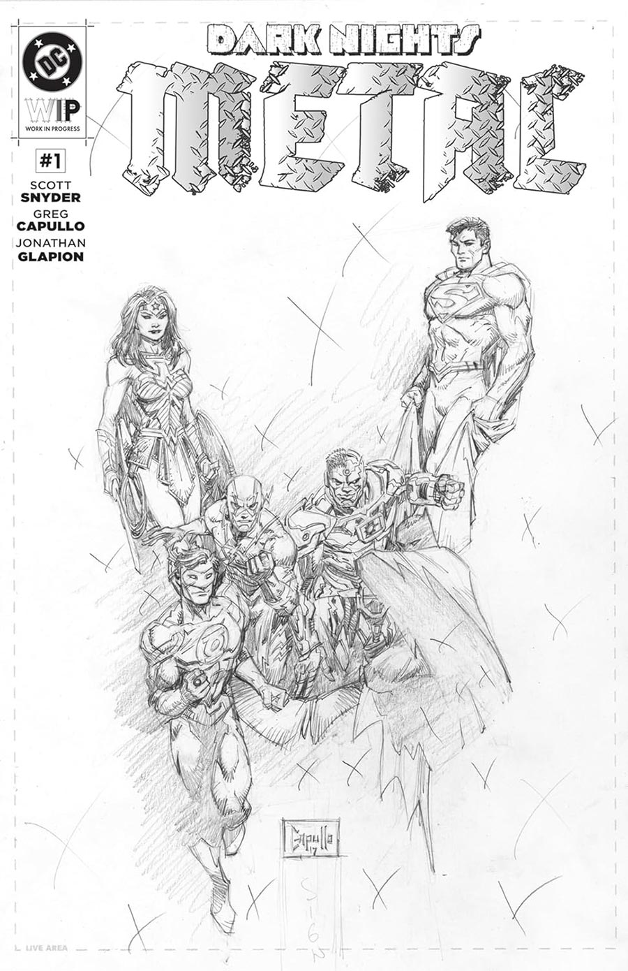 DC W.I.P. Dark Nights Metal #1 USA