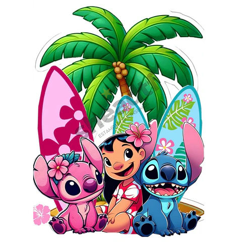 LILO STICH PALMERA