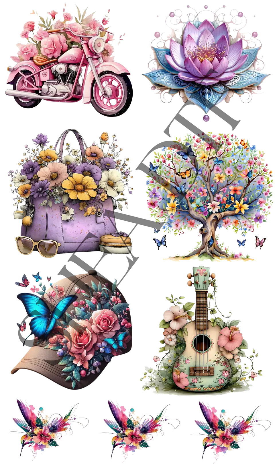LAMINA JUVENIL FLORES 58CM POR 100 CM 1