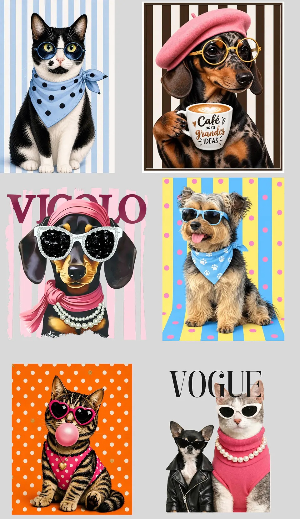 LIENZO MASCOTAS PERROS Y GATOS 1