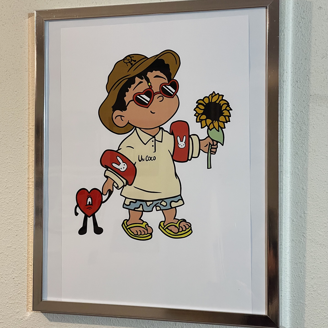 Posters Un Coco Bad Bunny de 50x40cm 1