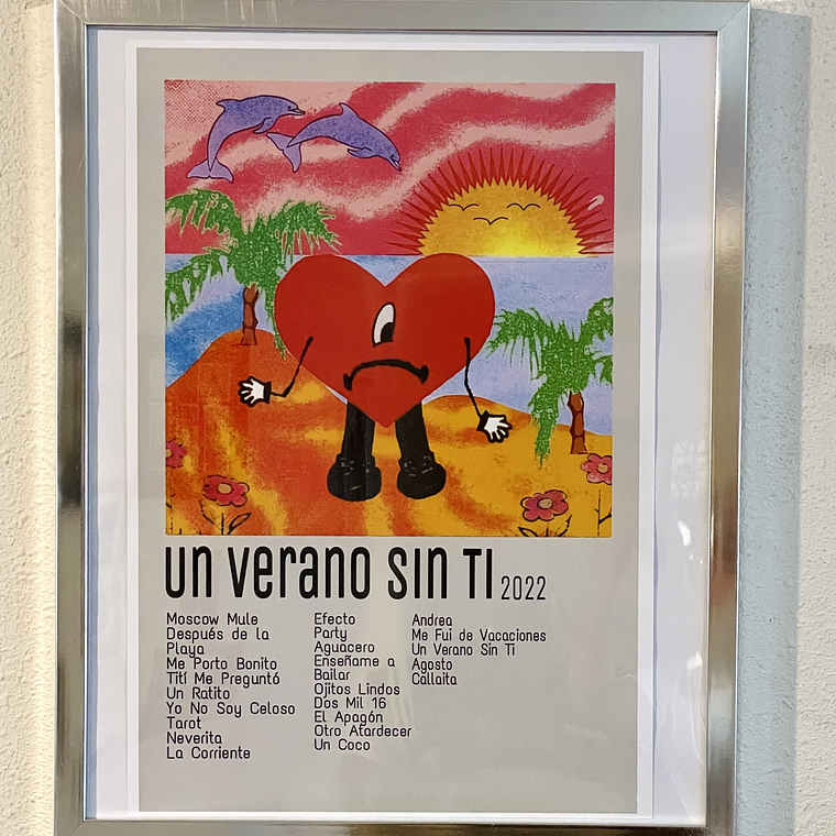 Poster Album Un Verano Sin Ti  Cuadro de 50x40cm 1