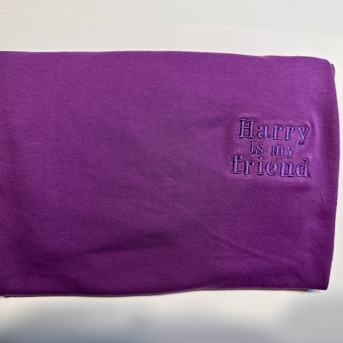 Polera Morada Harry is my friend  1