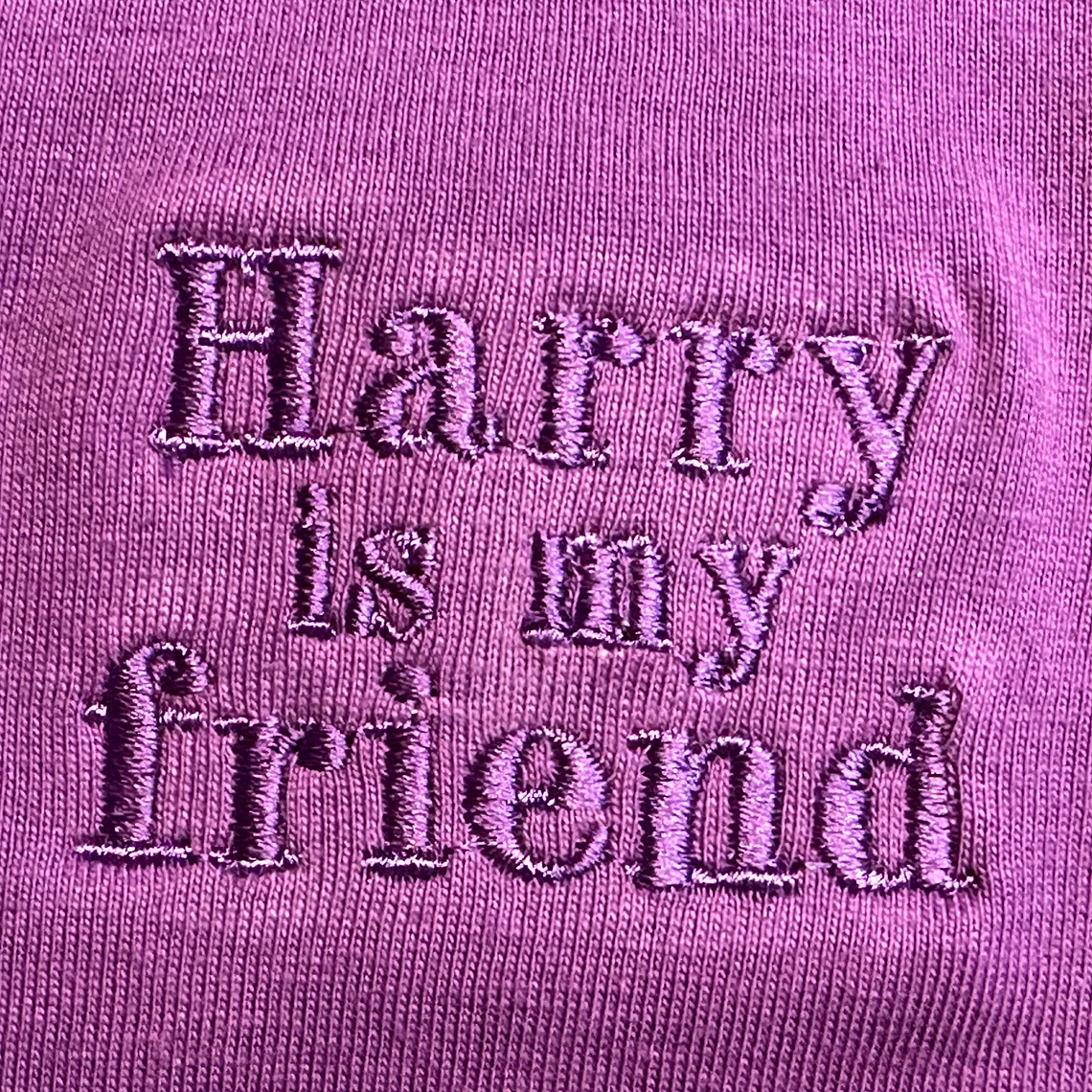 Polera Morada Harry is my friend  2