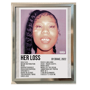 Poster en Cuadro HER LOSS DRAKE 