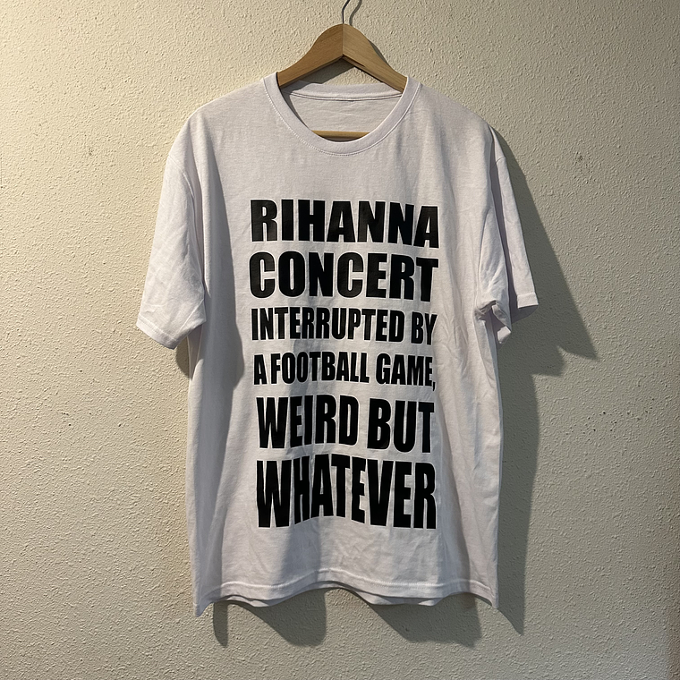 Polera Oversize Rihanna Blanca  1