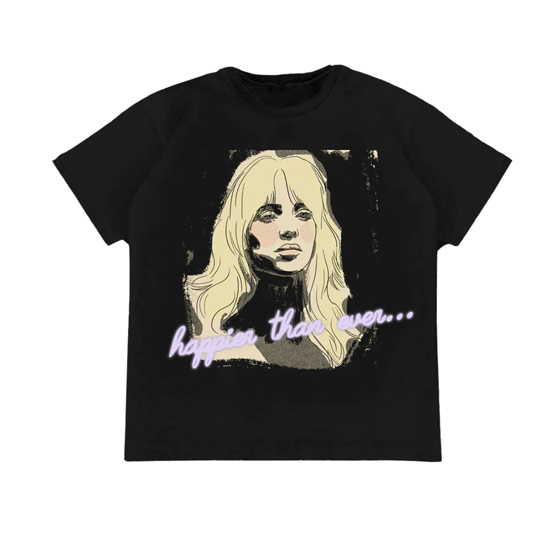 Polera Billie Eilish Negro  1