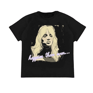 Polera Billie Eilish Negro 