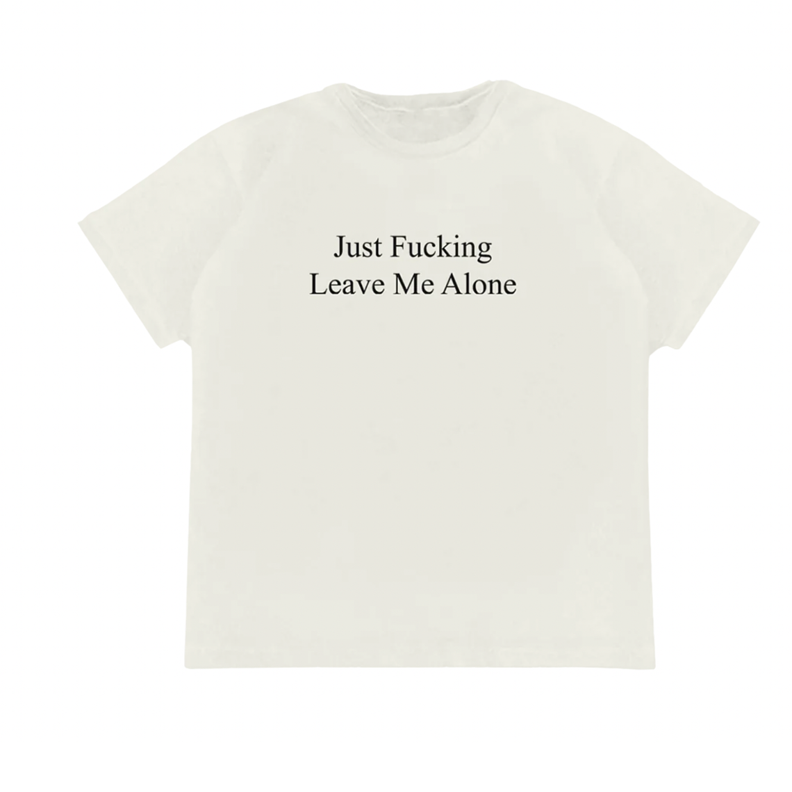 Polera Billie Eilish Just Fucking Leave me alone  1