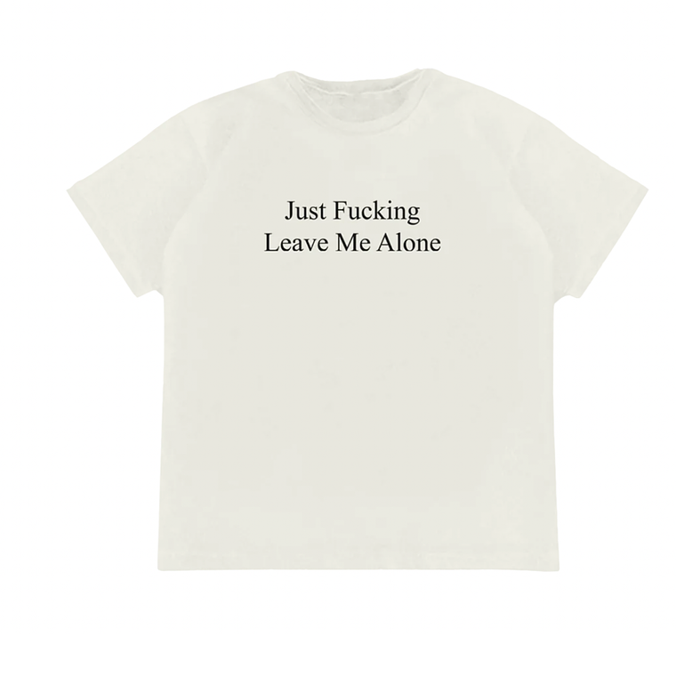 Polera Billie Eilish Just Fucking Leave me alone  1