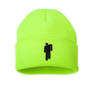 Gorro verde bordado