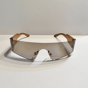 Lentes Tornasol Dorado  estilo Rauw Alejandro