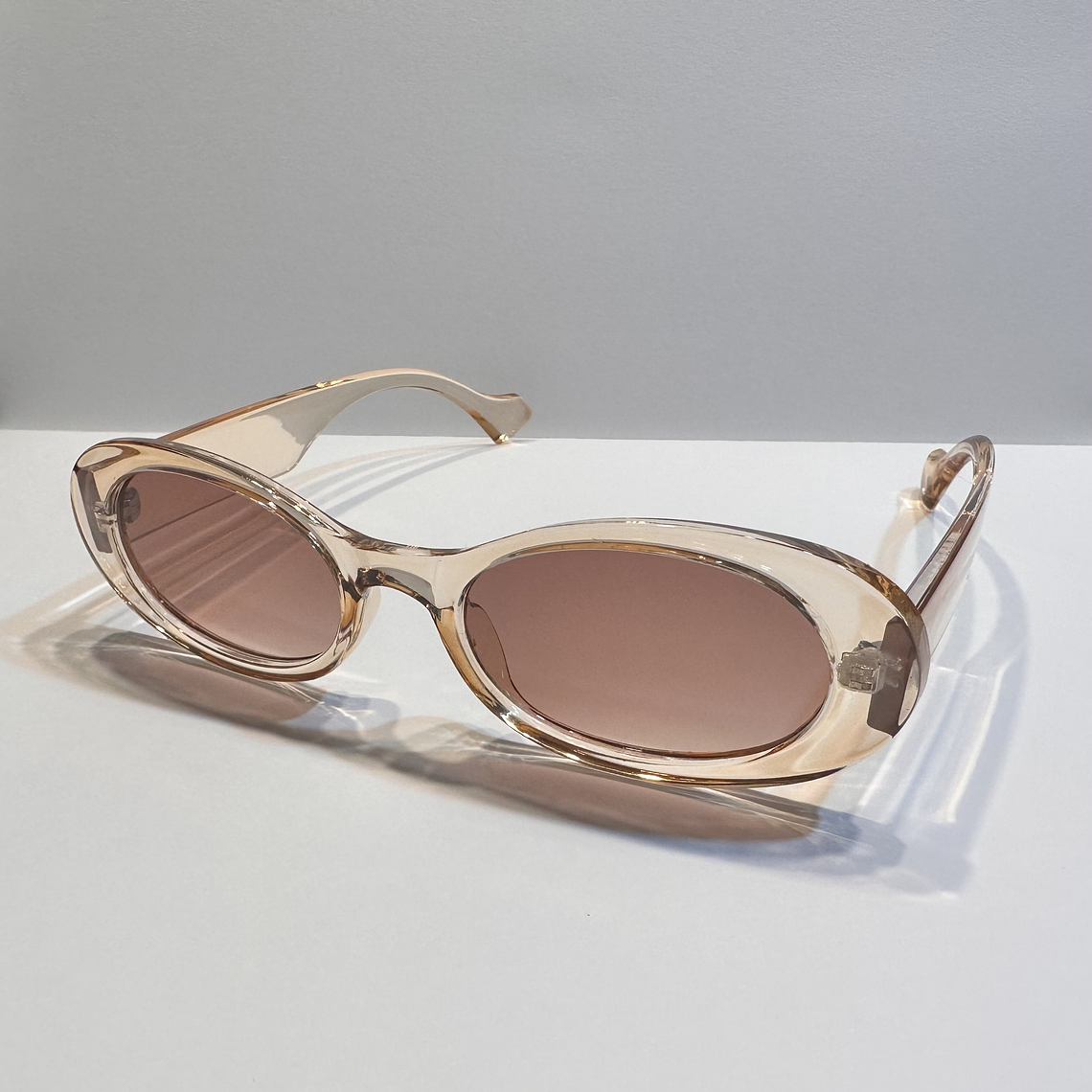 Lentes transparente cafe claro  1