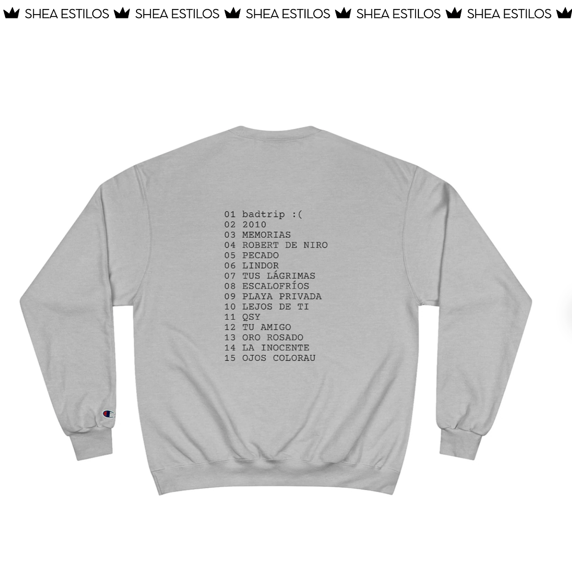 Poleron Polo Mora Microdosis con Canciones en parte trasera.  3