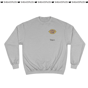 Poleron Polo Mora Microdosis con Canciones en parte trasera. 