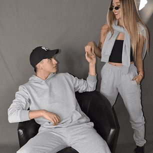 Poleron Hoddie Gris ZAIZ 