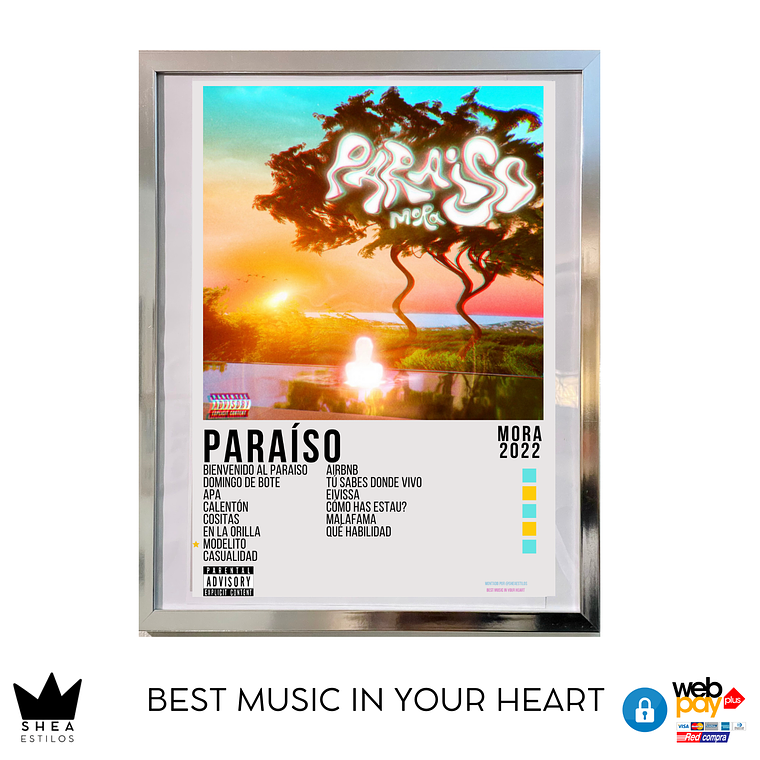 Poster Cuadro Paraíso - Mora 40x50cm  1