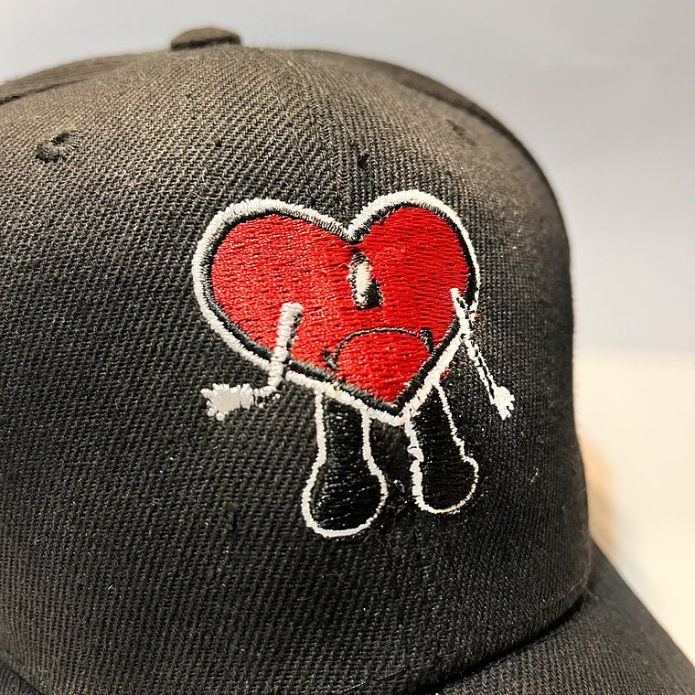 Jockey Bad Bunny Corazon Negro  2