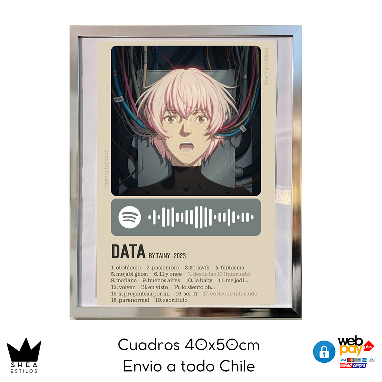Póster Cuadro Data Tainy  1