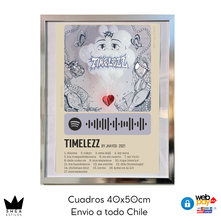 Póster Cuadro Timelezz Jhayco 1