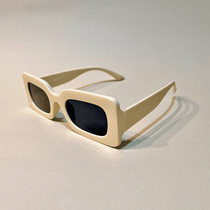 Lentes Beige Rectangulares 