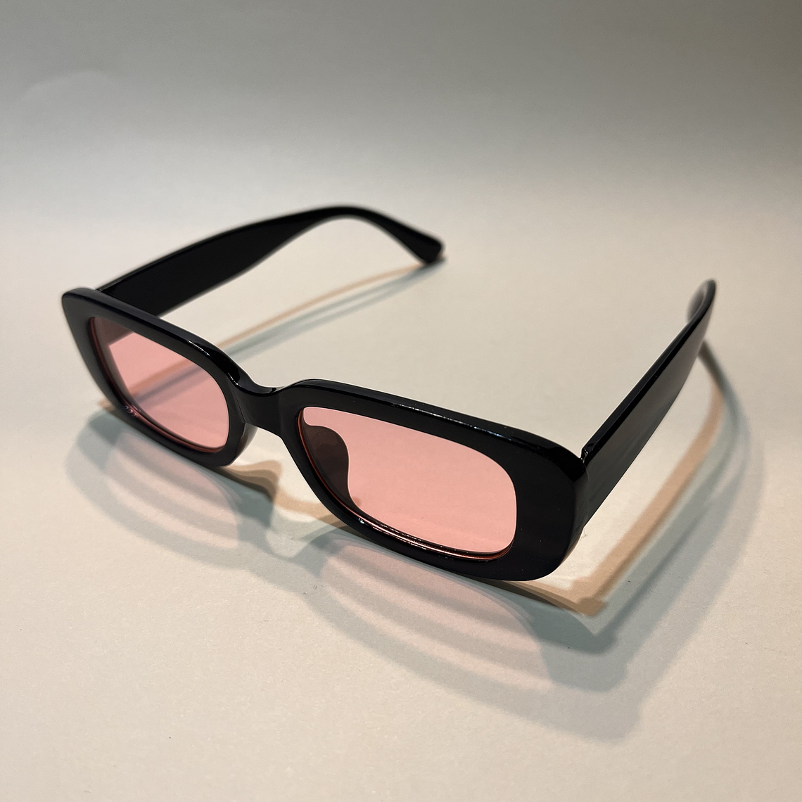 Lentes Tendencia Cristal Rosa  1