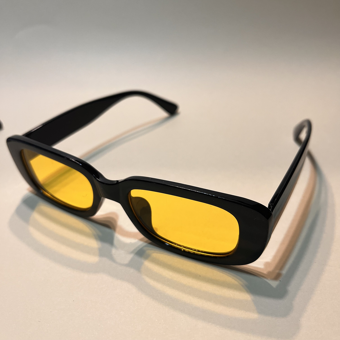 Lentes Tendencia Cristal Amarillo 2