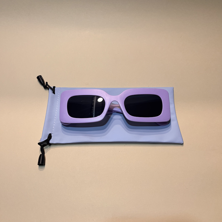 Lentes Rectangulares Morados  3